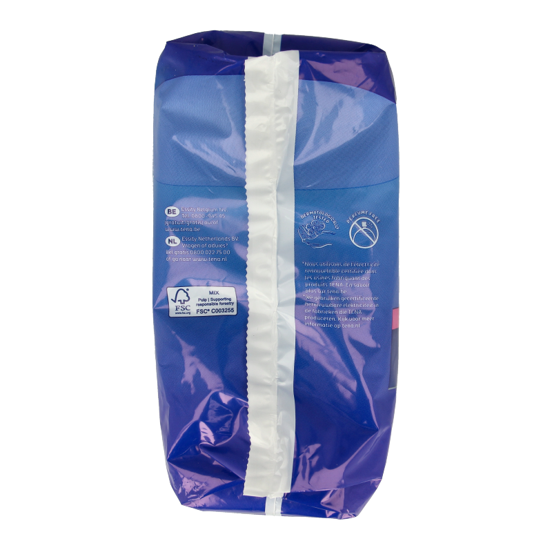 Tena Lady Maxi incontinent pads, pack of 6, with absorbent material and discreet design for secure comfort.