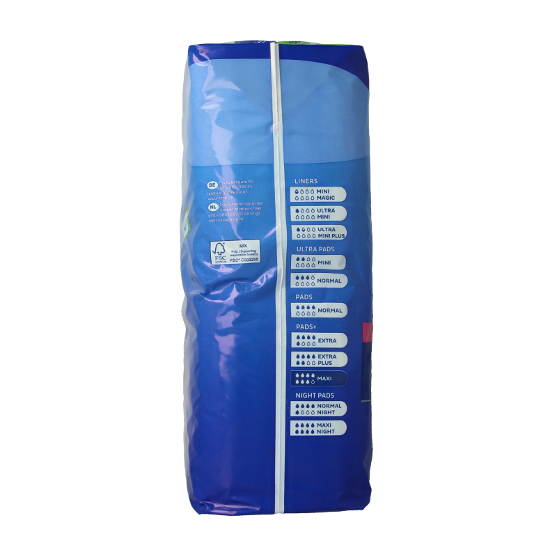Tena Lady Maxi incontinence pads pack with 12 absorbent briefs designed for women with bladder leakage.