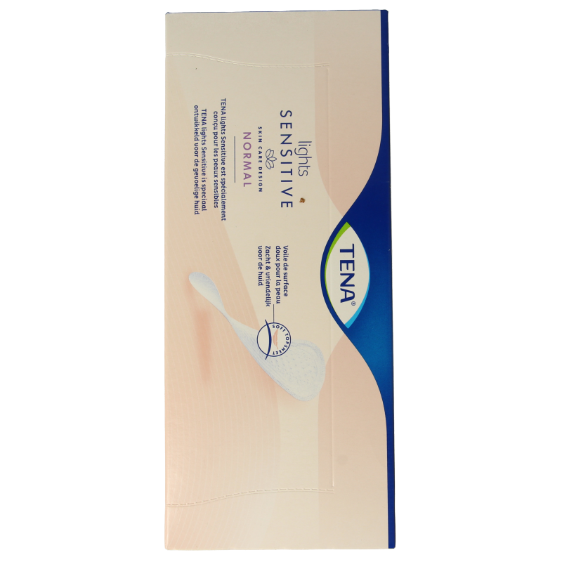 Tena Lights inlegkruisjes feminine pads for women, 24-piece pack, soft and discreet incontinence protection product
