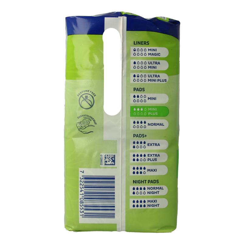 Tena Lady Mini Discreet Plus incontinence pads, pack of 20, featuring discreet and comfortable design for women.