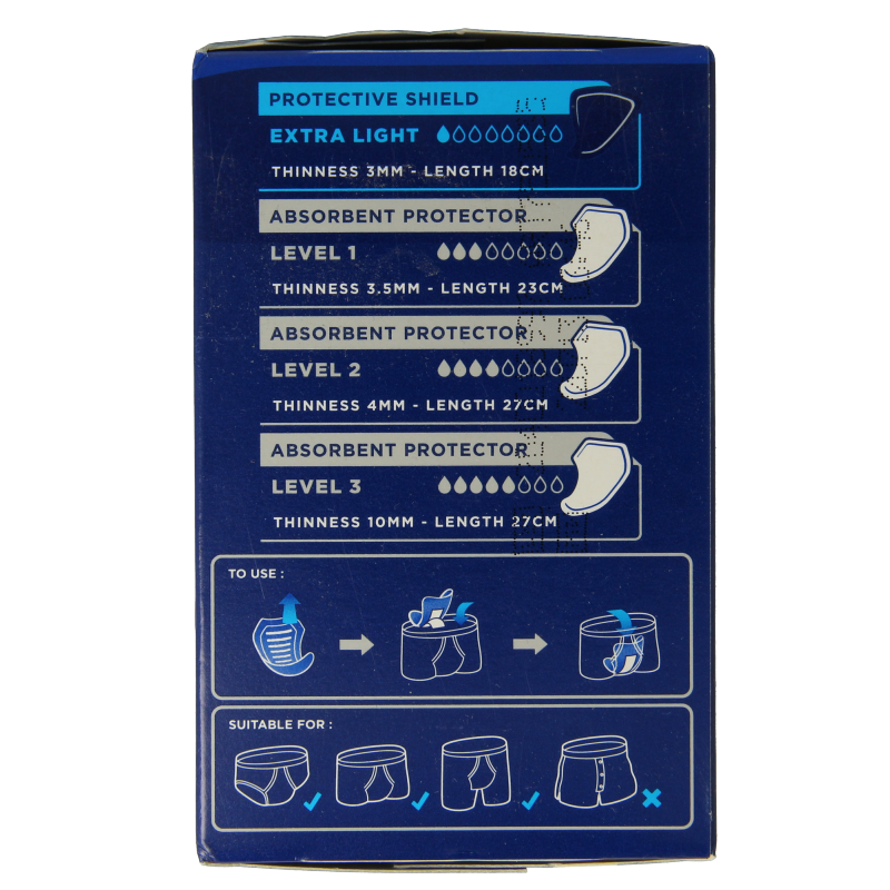 Tena Man Active Fit Extra Light incontinent briefs for men, 14-pack, designed for comfort and discreet protection.