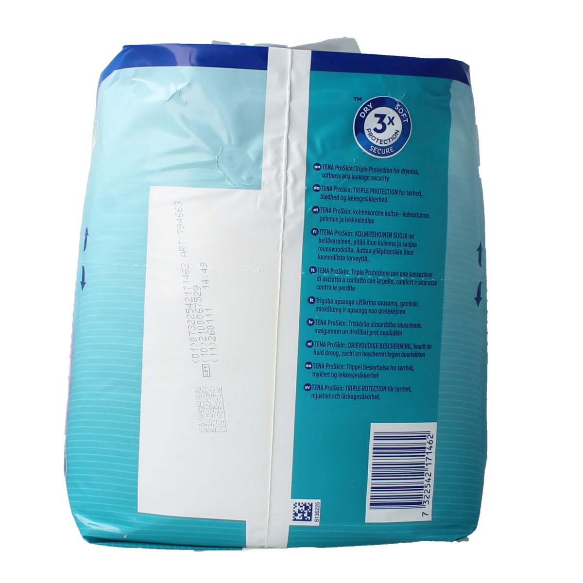 Tena ProSkin Maxi Incontinence Pants in size L, 10 pack, with adjustable fit and absorbent material for reliable protection.