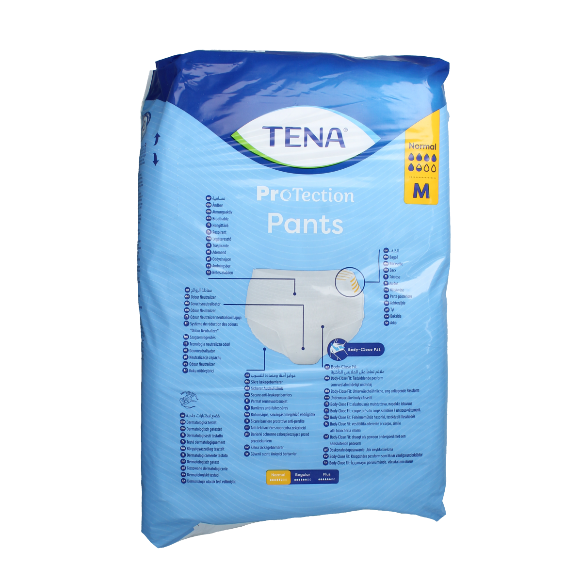 Tena Proskin pants in size M, 30 pack, incontinence underwear with discreet fit and absorbent design.