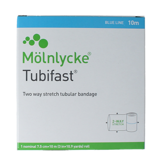 Tubifast BL 2-way stretch bandage roll, medical bunion and dressing tape, 1 pack, flexible elastic medical bandage.