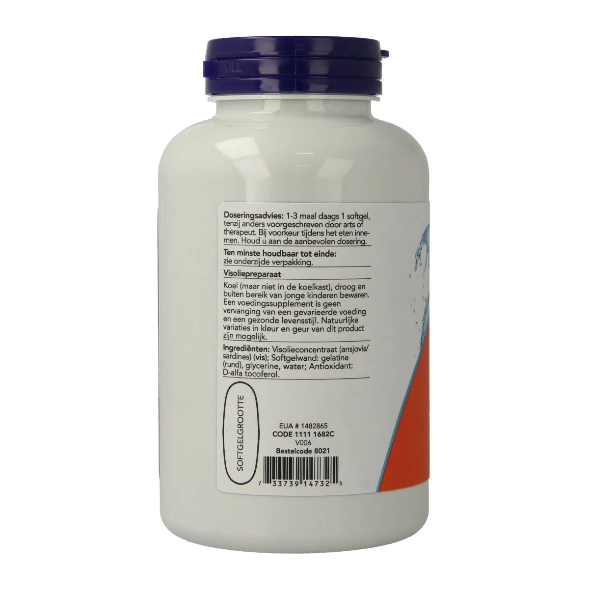 NOW Omega-3 Plus softgels with 360 mg EPA and 240 mg DHA, showing a bottle of Vetzuren omega-3 supplement capsules.