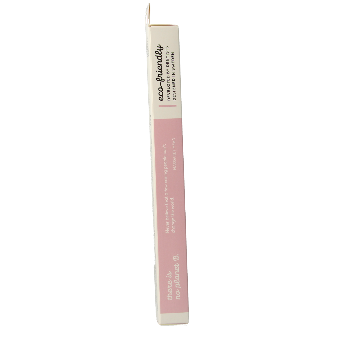 The Humble Co bamboo medium toothbrush in purple, displayed with natural bamboo handle and soft bristles.