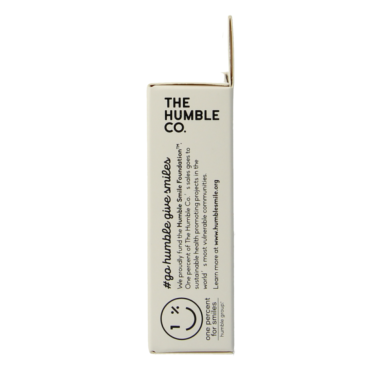 Purple bamboo cotton swabs for ear care by The Humble Co, 100-count pack of eco-friendly ear cleaning sticks.