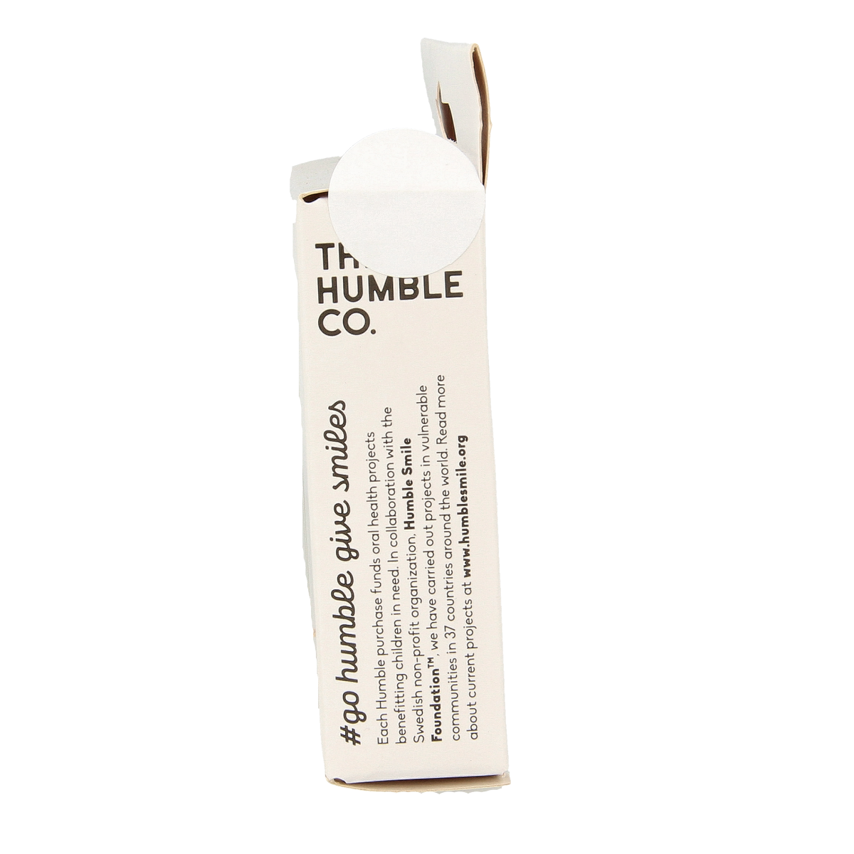 Pack of 100 The Humble Co spiral cotton swabs for babies and toddlers in white, ideal for gentle ear and skincare.