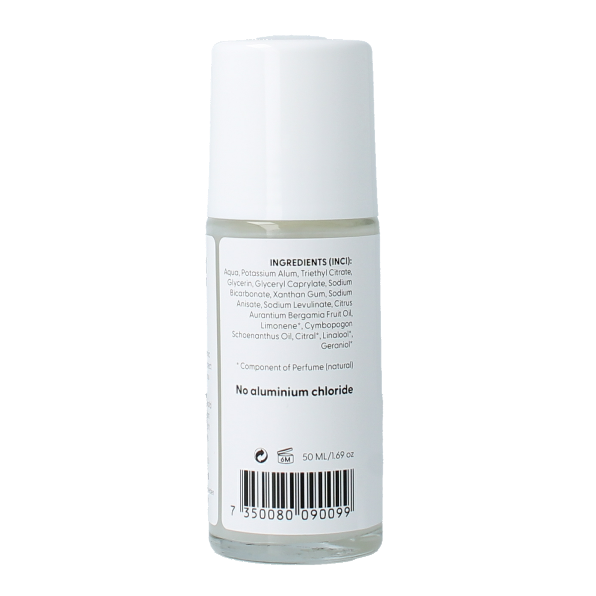 True Organic Undercover Agent lemongrass deodorant in 50ml container, natural scent, eco-friendly personal care product.