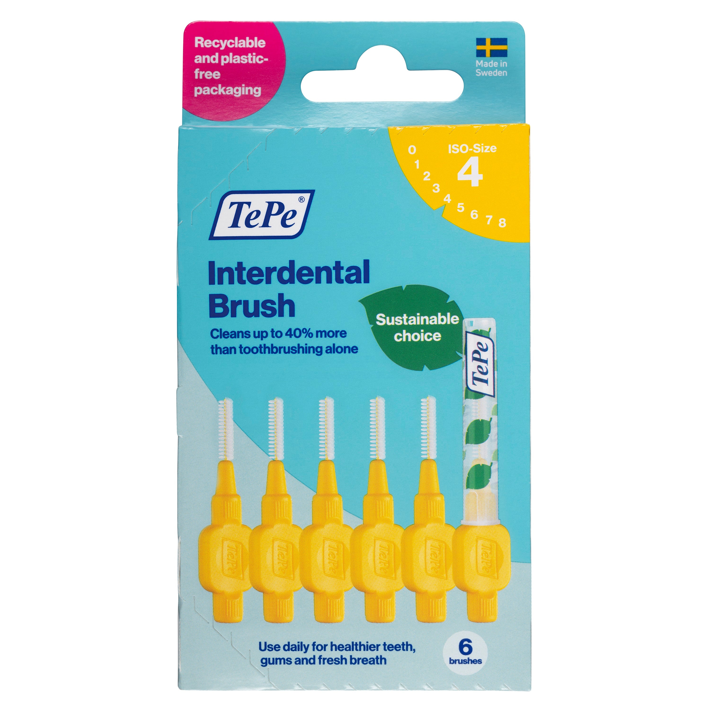 TePe Interdentale ragers original geel 0,7mm maat 4 6.00 Stuks