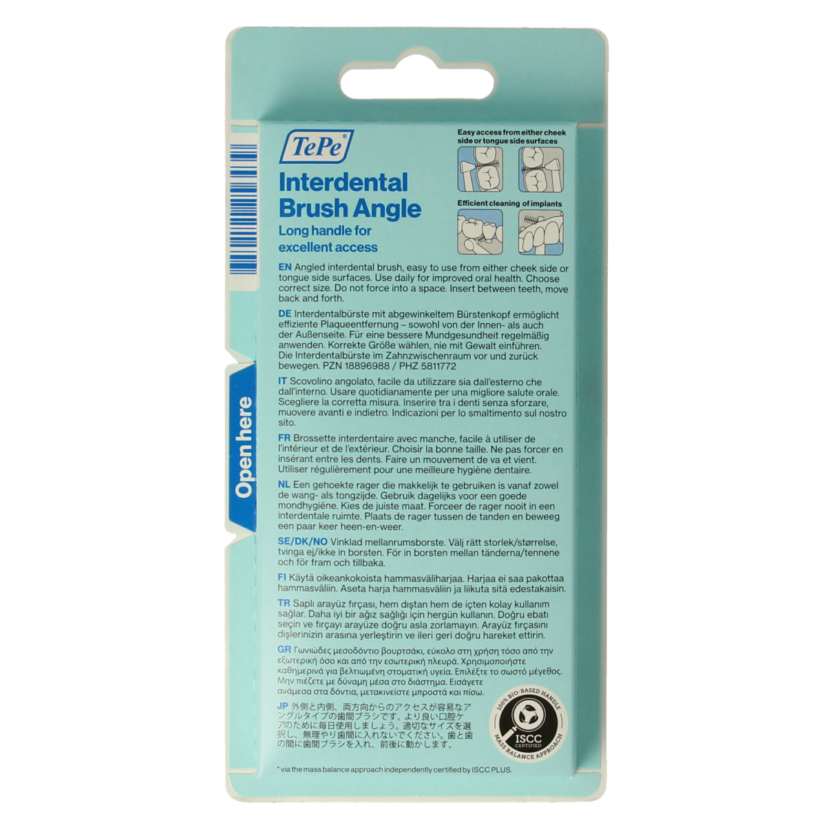 TePe Interdental Ragers Original Rood 0.5mm, size 2, for interdental cleaning, shown in the image.