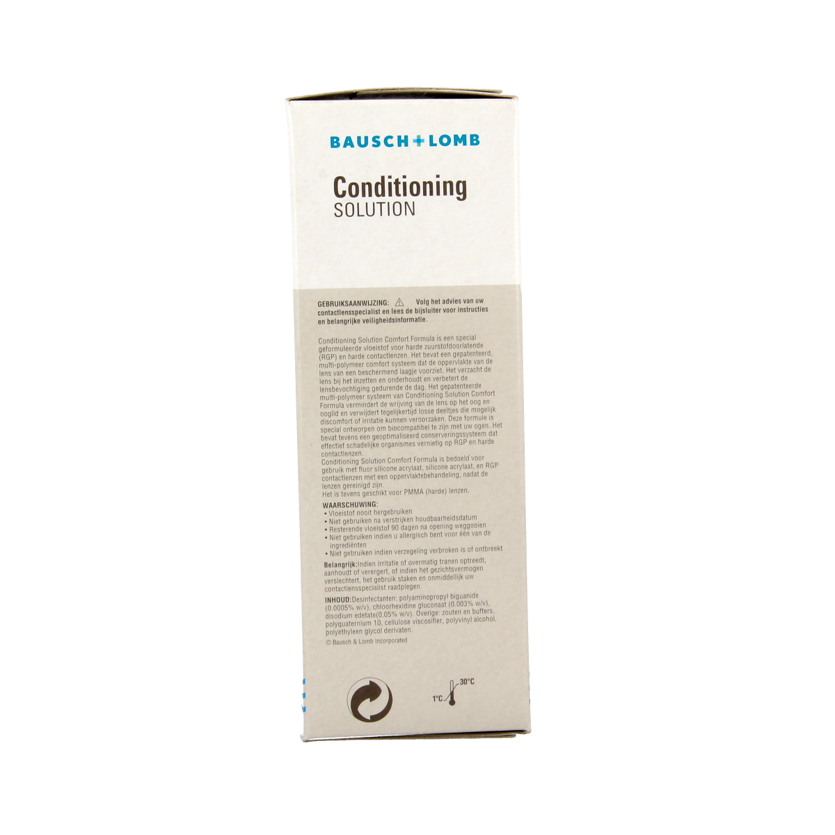 Bausch & Lomb contact lens solution for hard lenses, 120ml bottle, in optiek product image