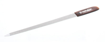 Malteser Saffiervijl 20cm nikkel chrome manicure and pedicure tool, DH50-18SP, stainless steel, single piece.