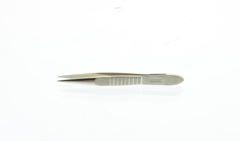 Malteser Staalwaren Splinterpincet 6.5cm, model 424-2, metal tweezers for precise handling, single piece shown in the image.