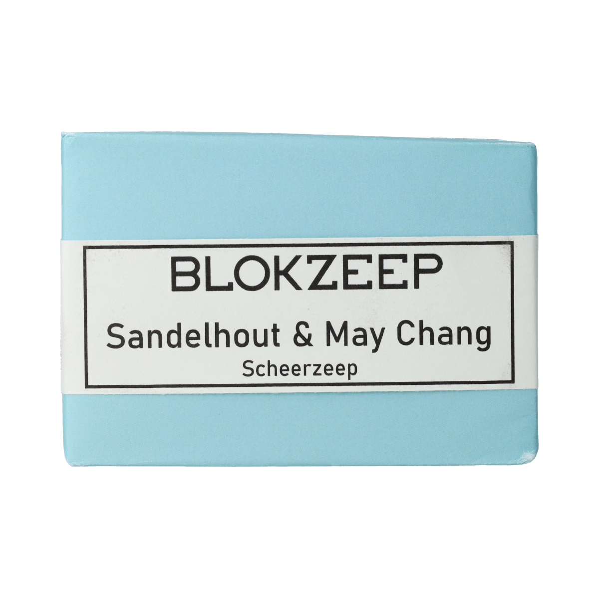 Blokzeep Sandelhout and May Chang shaving bar for shaving and hair removal, in a 100g package.