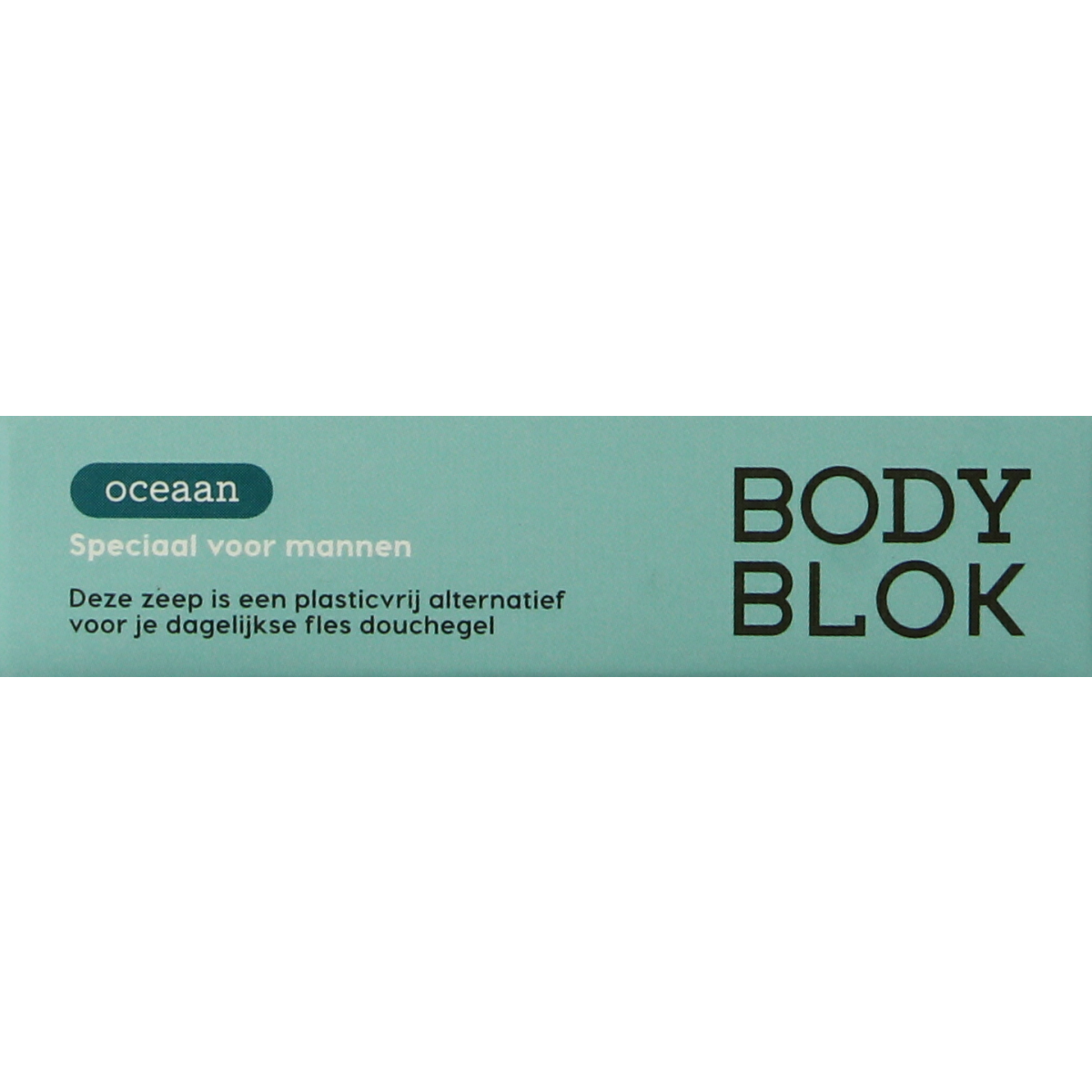 Blokzeep Oceaan body bar for bath and shower, 100g, featuring a natural ocean-inspired soap with a textured surface.