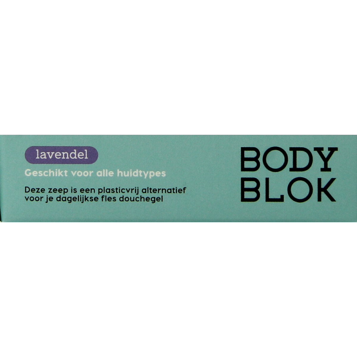 Blokzeep lavendel body bar for bath and shower, 100g, with lavender scent and natural soap ingredients.