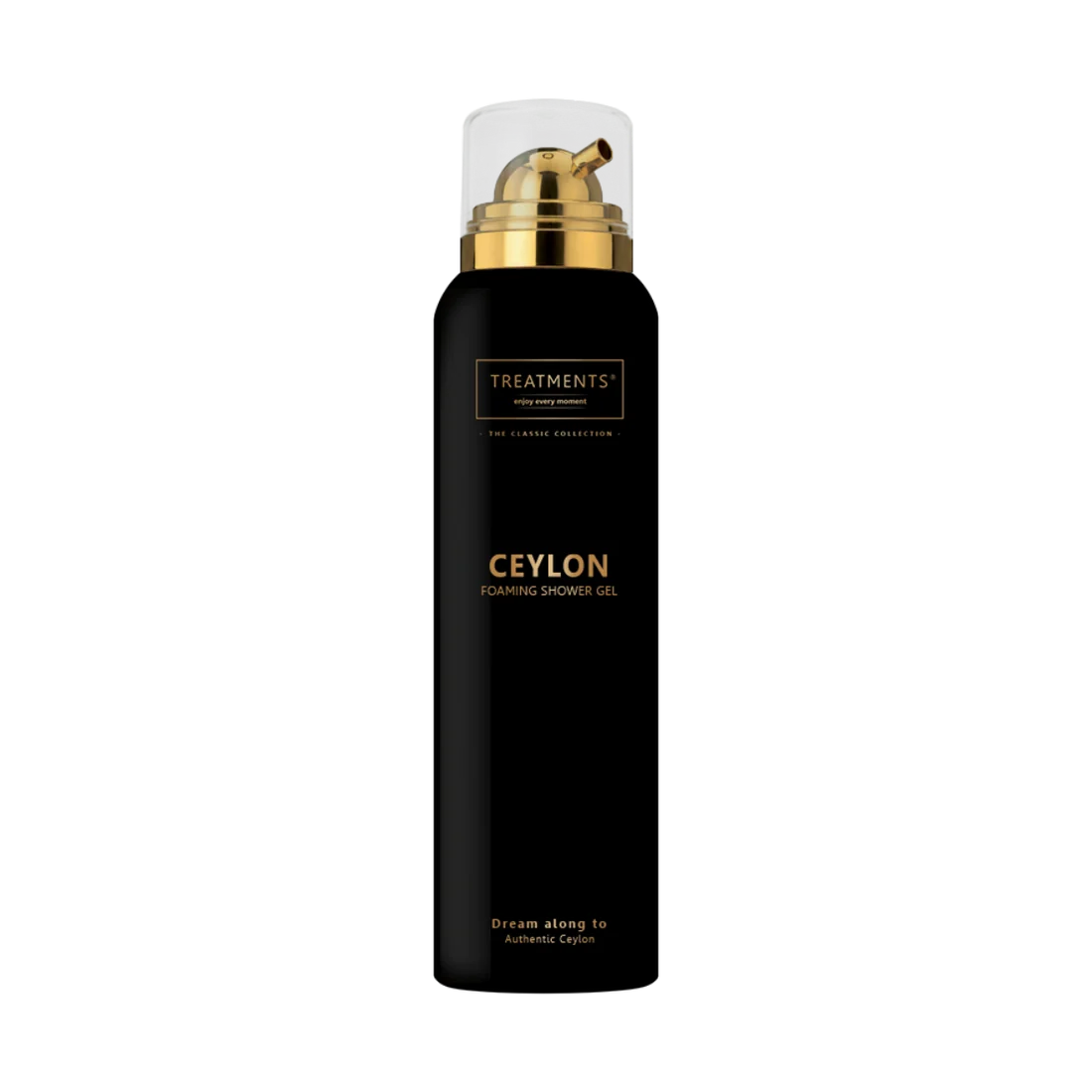 Treatments Foaming Shower Gel Ceylon 200 ml, lichaamsverzorging productverpakking