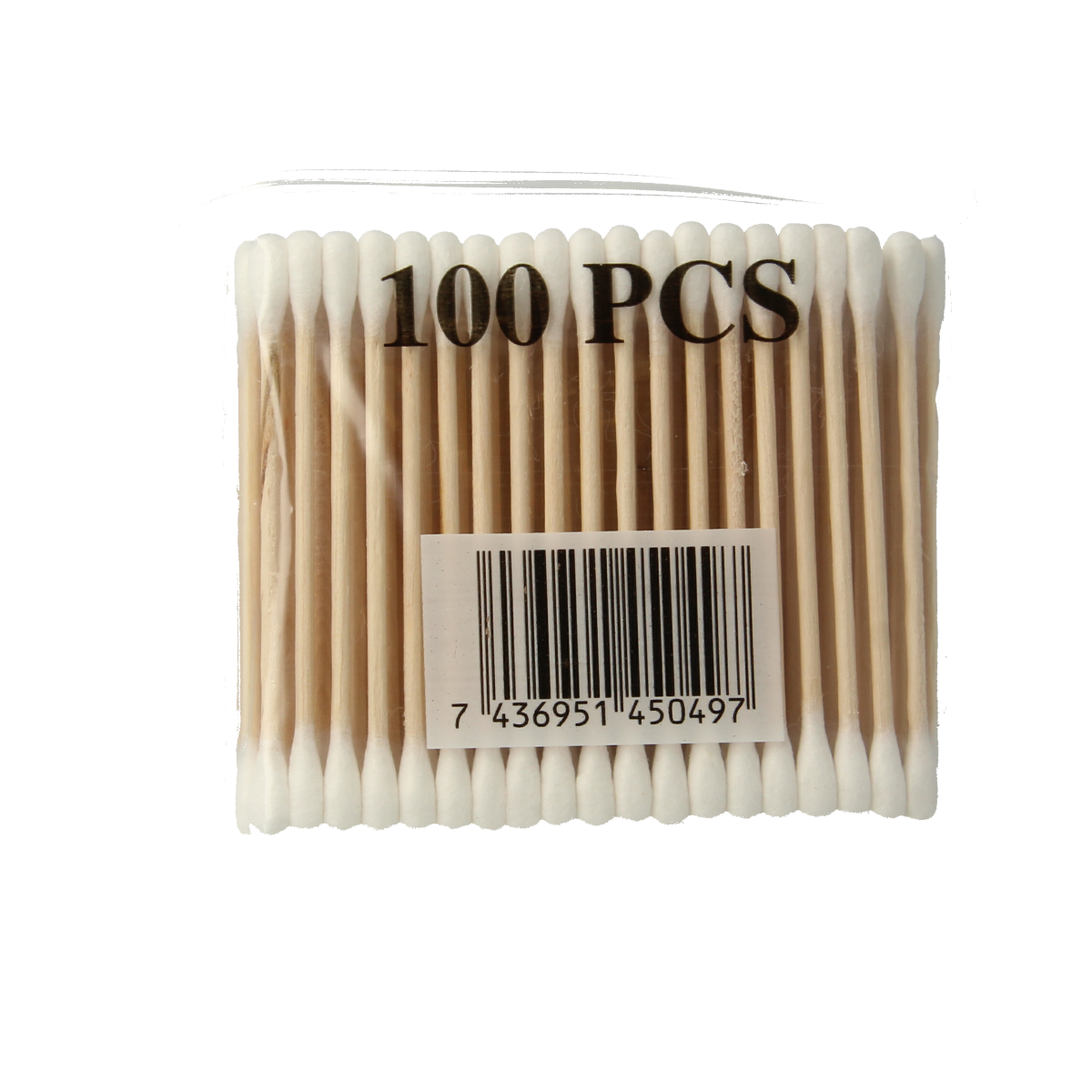 Diversen wooden baby cotton swabs, 100 pack, natural wood sticks for gentle infant and toddler ear cleaning and care