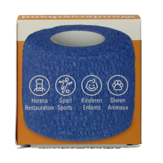 ABC Wondverband Wonderverband blauw 4.5m x 5cm 1.00 Stuks