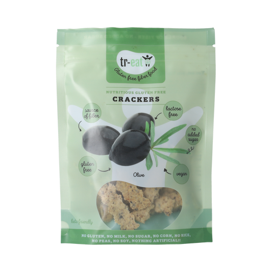 Treat Crackers olijf glutenvrij 70.00 Gram