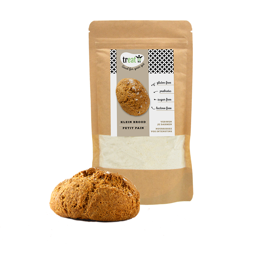 Treat Treat Brood klein glutenvrij, 120g, gluten-free bread and crackers with small size and crispy texture.