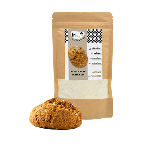 Treat Treat Brood klein glutenvrij, 120g, gluten-free bread and crackers with small size and crispy texture.