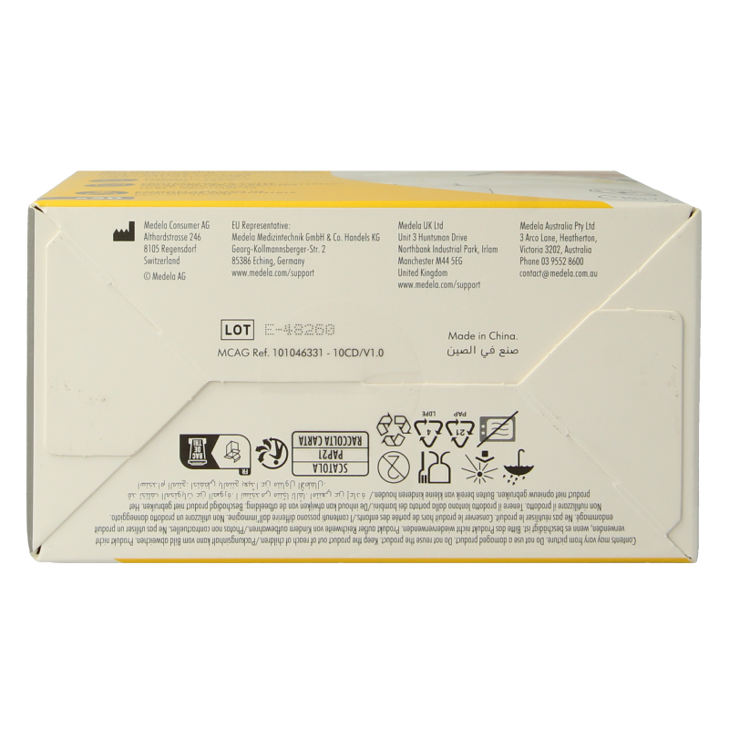 Medela Moedermelk bewaarzakjes, 210ml, 50 pack, designed for storing breast milk during postpartum period.