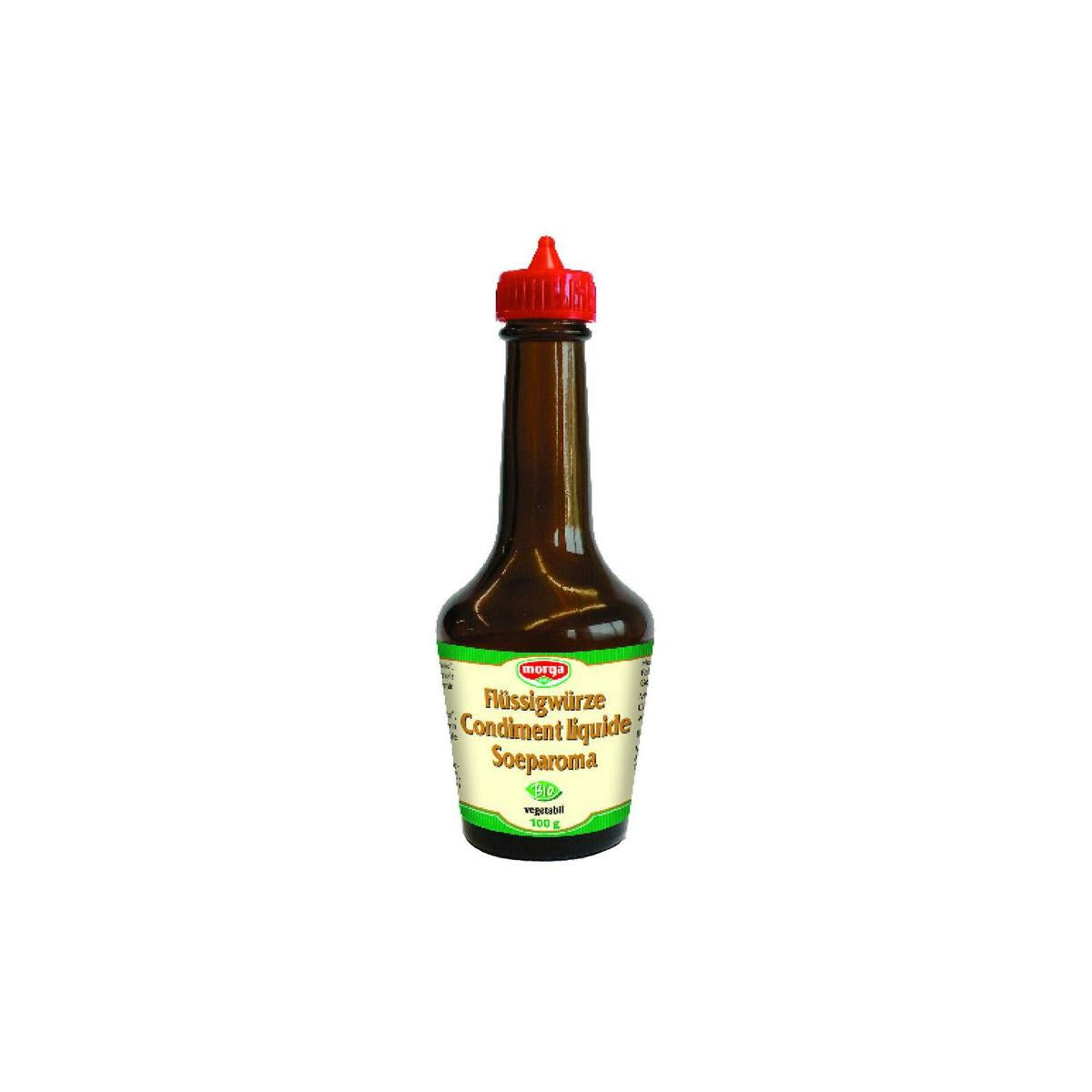 Morga Soeparoma soup and broth mix in 100g package, featuring the product label and packaging details.