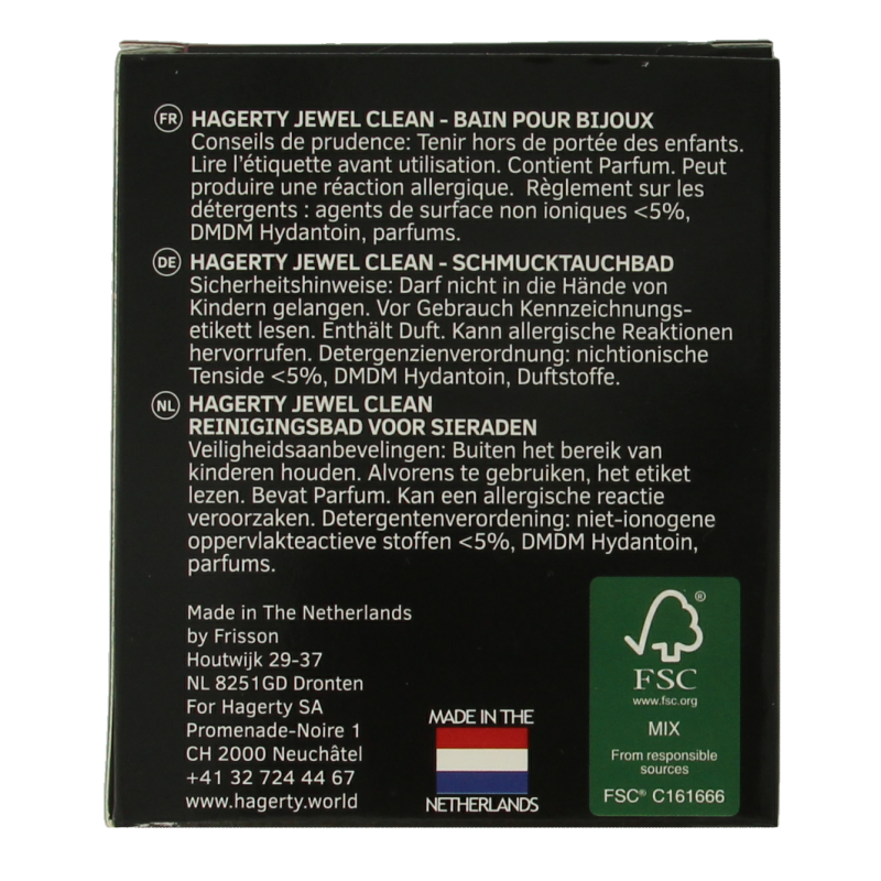 Hagerty Jewel Clean 170ml bottle with label, a jewelry cleaning product from Hagerty for sparkling jewelry care.