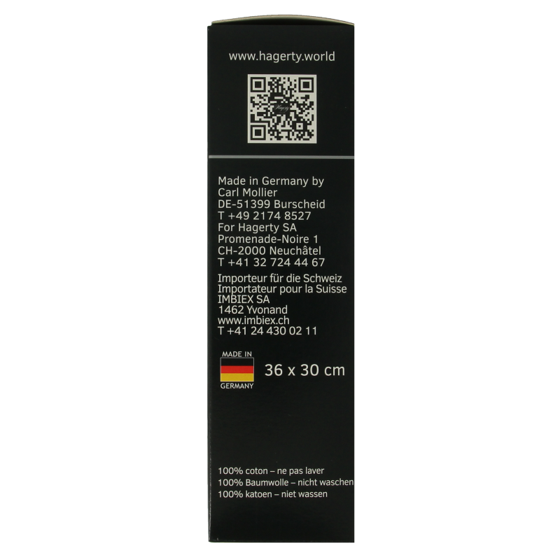 Hagerty Silver cloth for cleaning silver jewelry and accessories, measuring 30 x 36cm, in a natural and soft fabric.