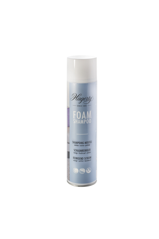 Hagerty Tapijtshampoo schuim in 600ml bottle, cleaning product for carpets and upholstery, brand Hagerty.