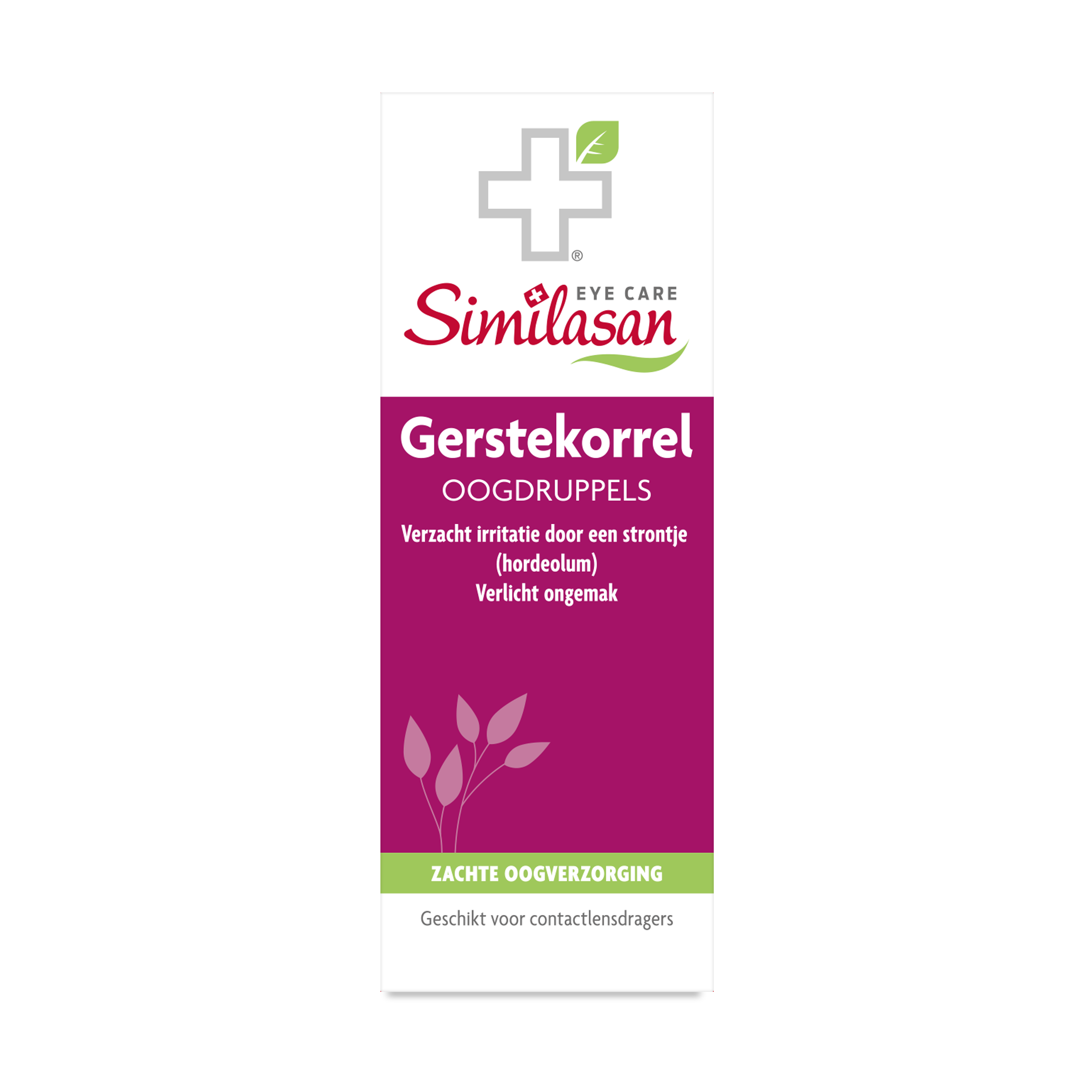 Similasan Oogdruppels gestekorrel eye drops in 10ml bottle, suitable for eye care and relief of eye discomfort.
