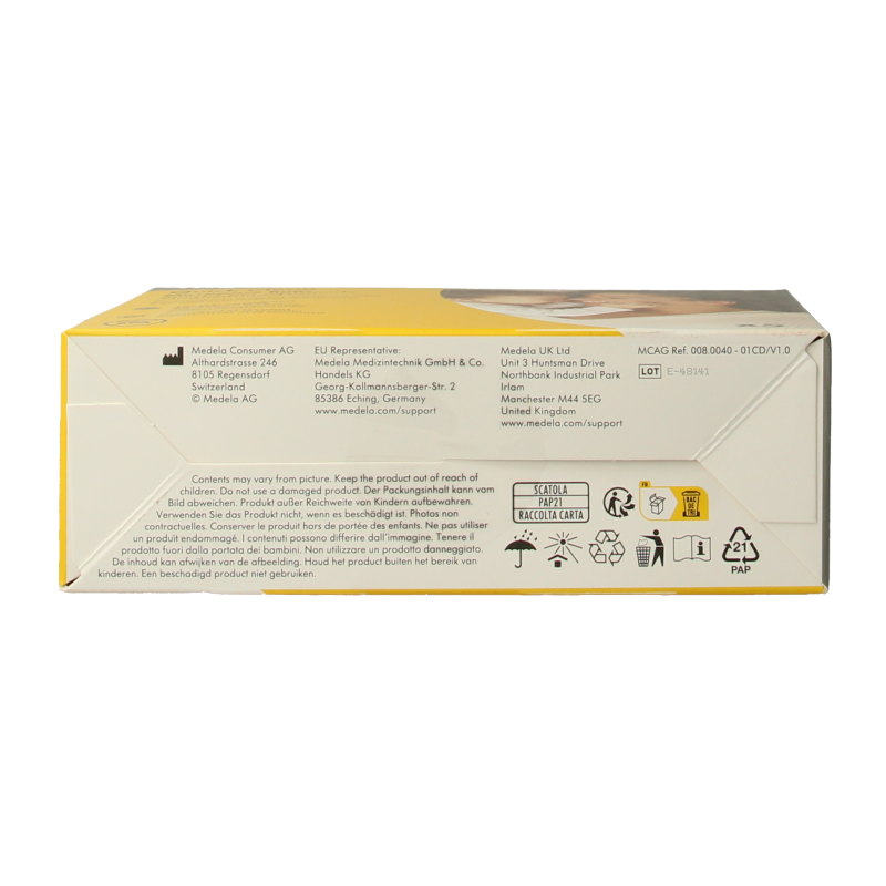 Medela Quick Clean magnetronsterilisatiezakken for flessen en spenen, 5 stuks, sterilization bags for baby feeding accessories.