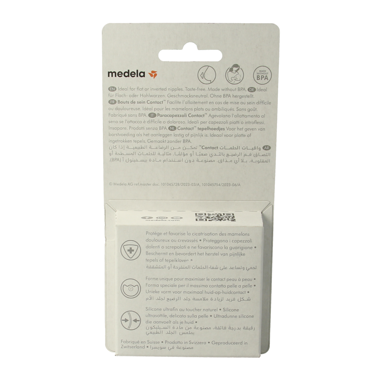 Medela Contact tepelhoedjes maat L, paar, voor kraamtijd, zachte en comfortabele borstpomp accessoires, geschikt voor borstvoeding.