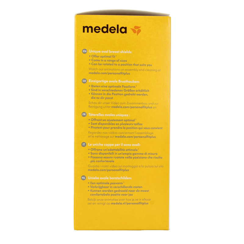 Medela Symphony double breast pump set for breastfeeding, showing the components and tubing in a natural setting.
