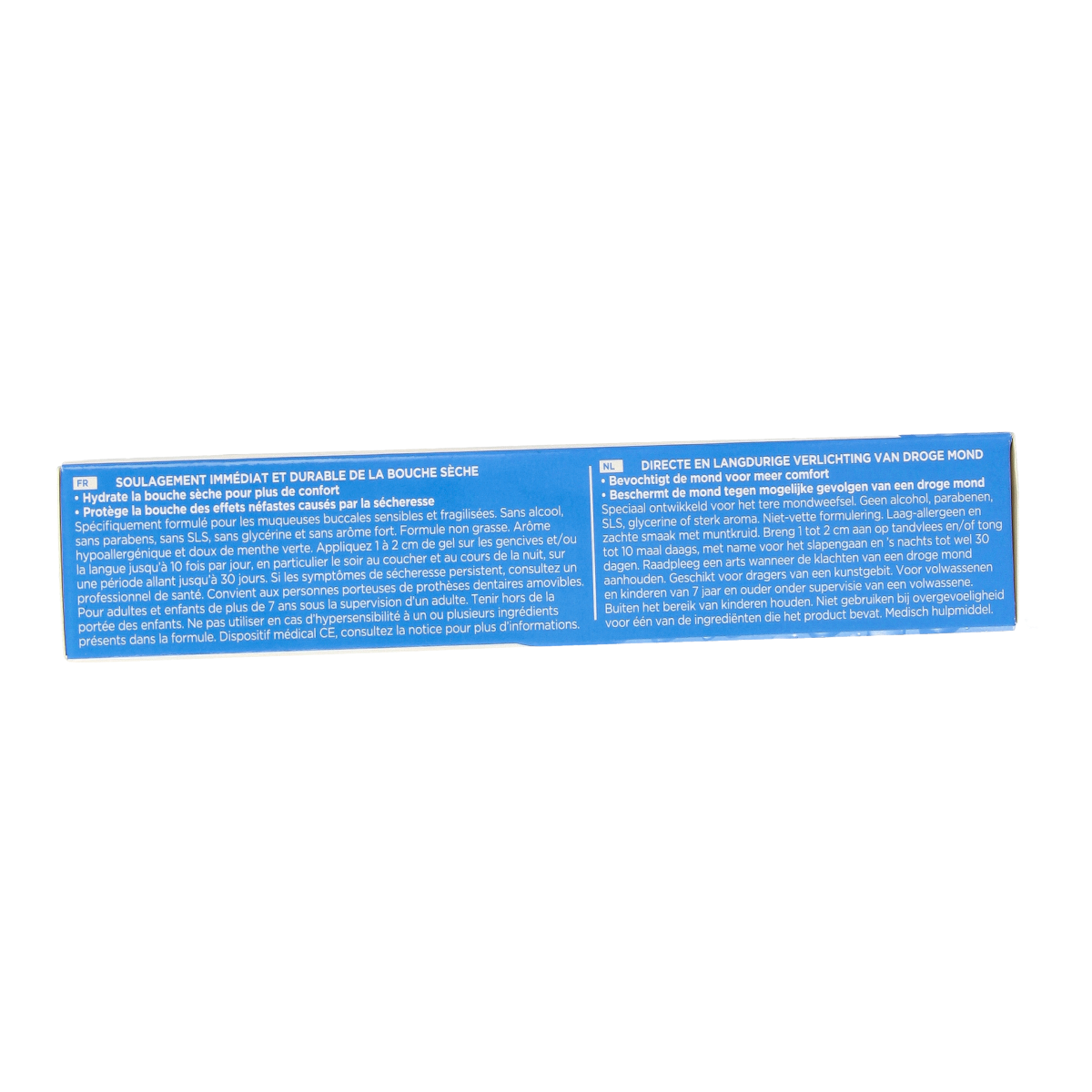 GUM Hydral bevochtigingsgel tube for oral hygiene and brushing control, 50ml, with the product packaging visible.