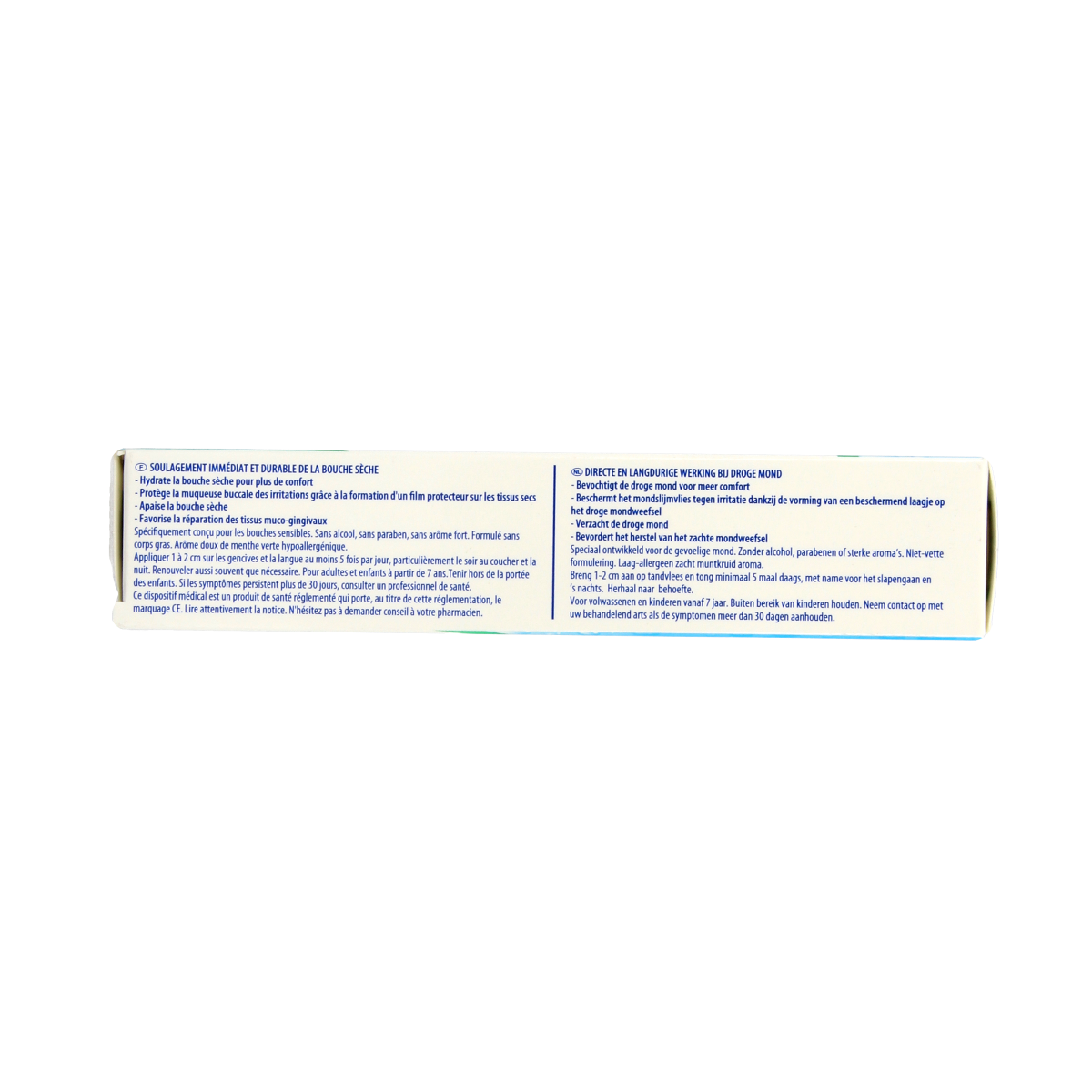 GUM Hydral bevochtigingsgel tube for oral hygiene, 50ml, with packaging and label visible in the image.