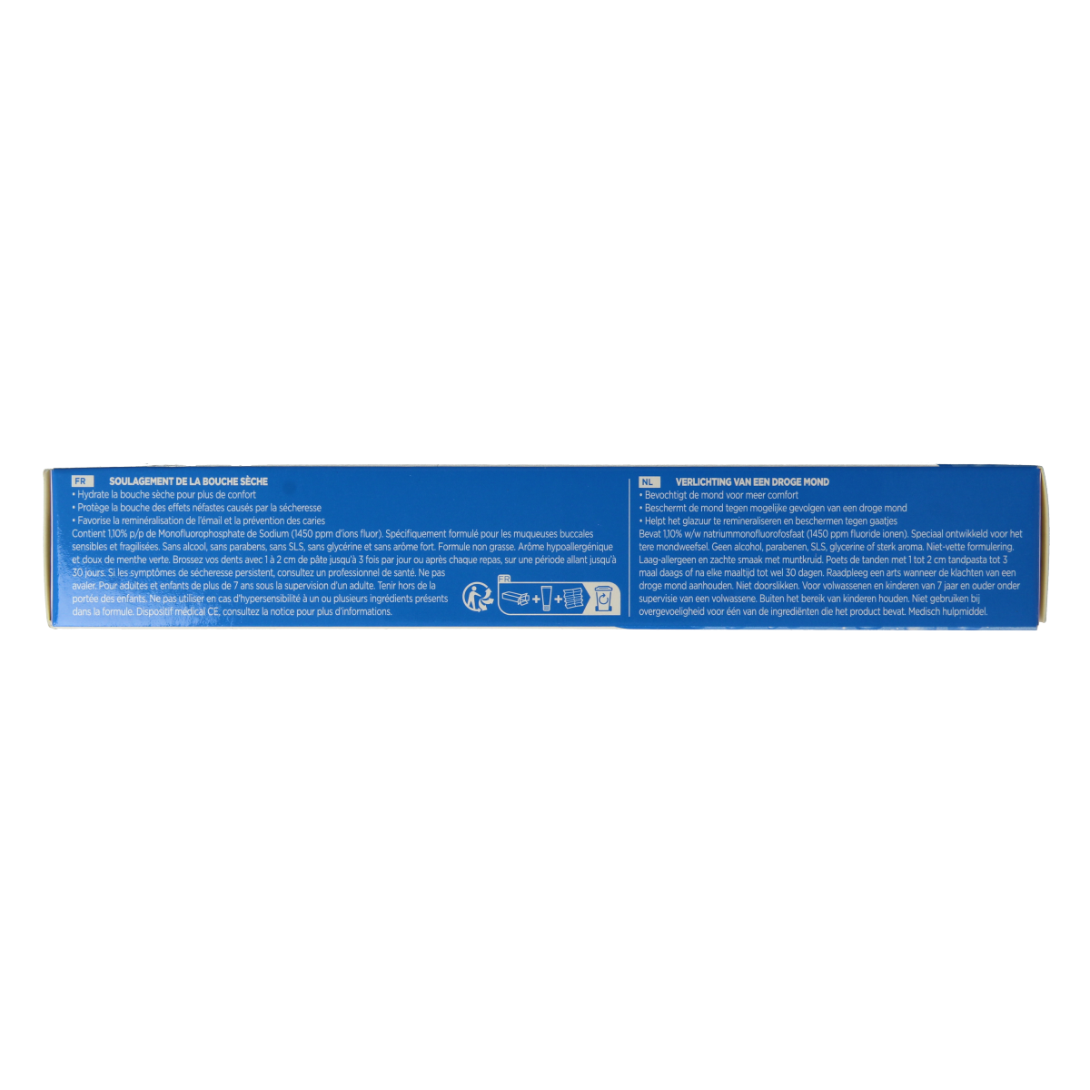 GUM Hydral toothpaste in a 75ml tube, featuring a white and blue packaging with the GUM brand logo visible.