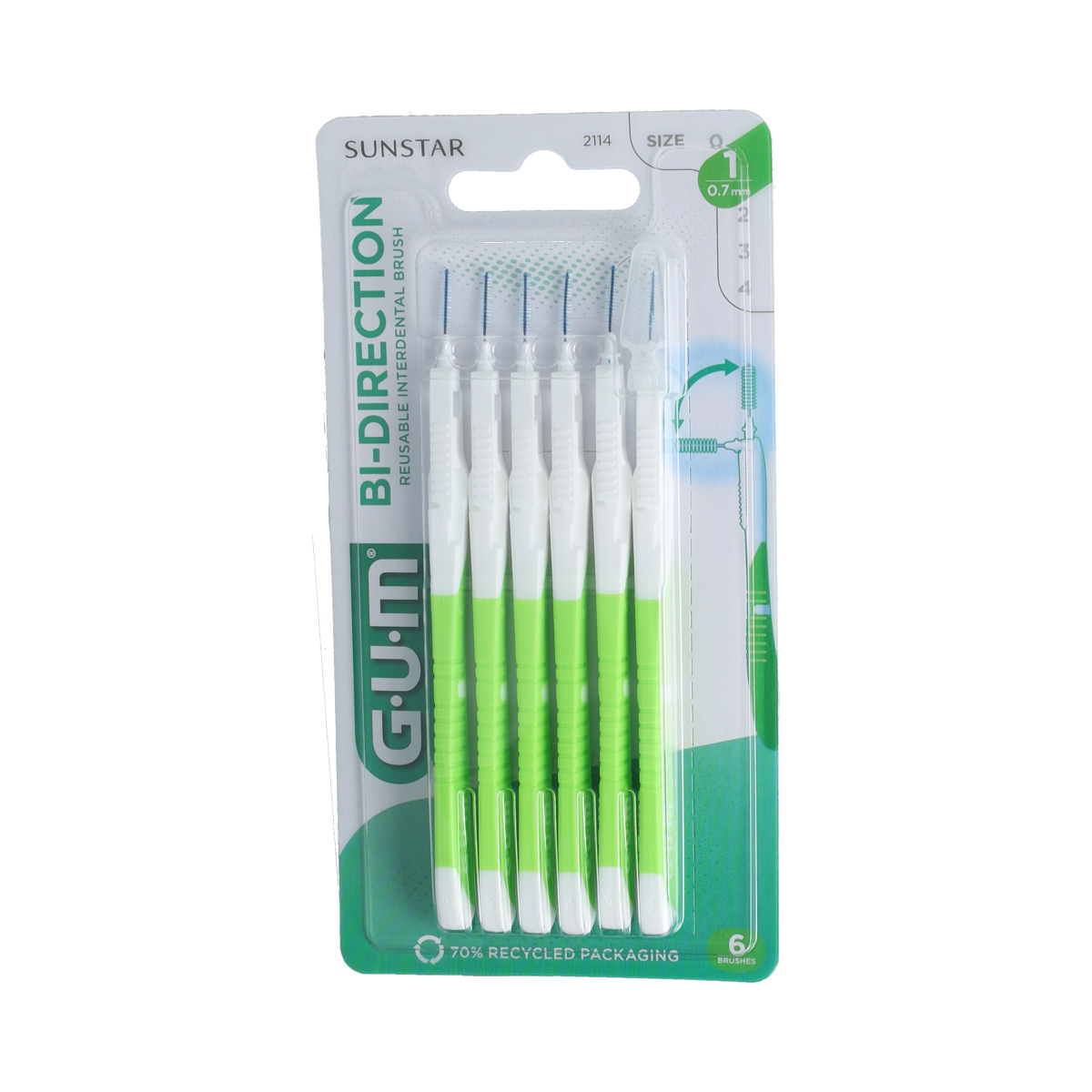 GUM Bi-direction 0.7mm  6.00 Stuks