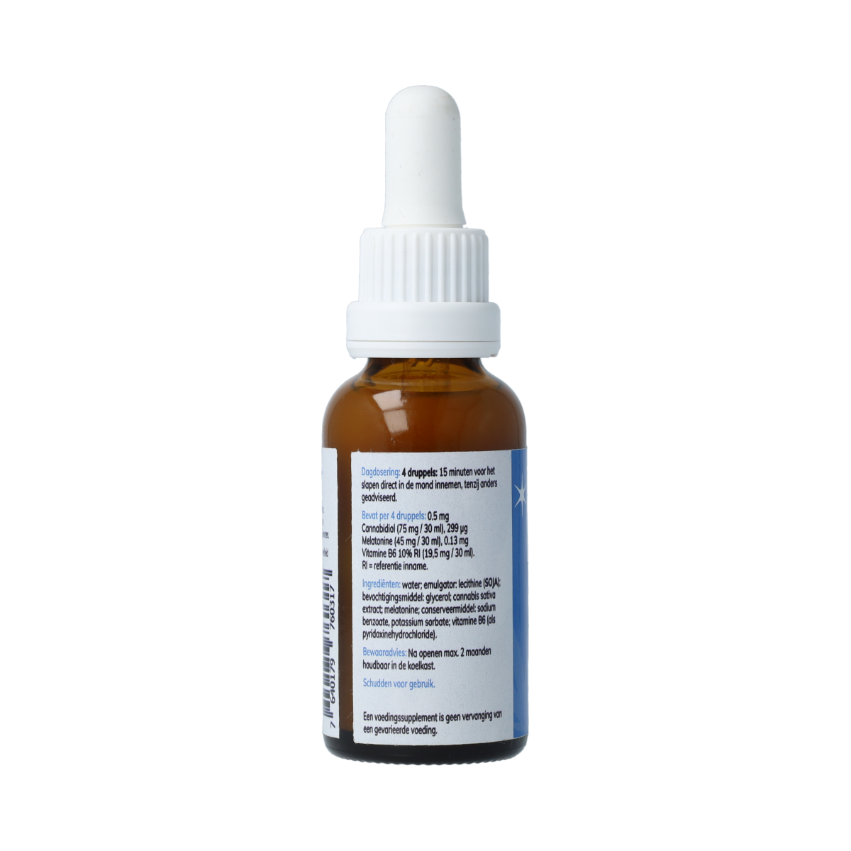 Neo Cure S1 Somnidiol liposomal CBD, melatonin, and vitamin B6 herbal supplement in 30ml bottle, displayed in the image.