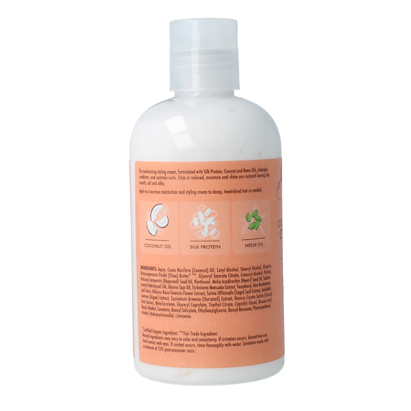 Shea Moisture Curl & Shine Style Milk with coconut and hibiscus, 254ml, hair care product for defined, shiny curls