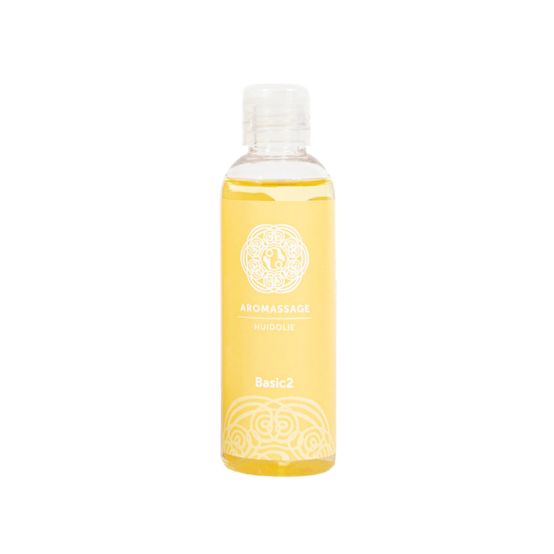 Chi Aromassage 1 Basic 2 body care product in a 100ml bottle, featuring natural aromatherapy ingredients for relaxing massage.