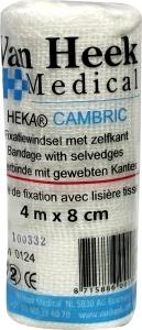 Heka Cambric windsel pack with 20 disposable cloth diapers, 4m x 8cm, soft and breathable for baby care.