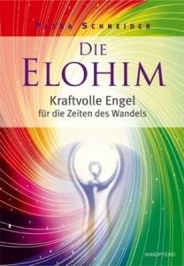 Lichtwesen De Elohim book in German, showing a colorful cover with mystical artwork and the Lichtwesen brand label.