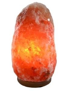 Esspo Himalayazoutlamp 2.6-3.5kg in natural pink salt crystal form, displayed as a decorative Himalayan salt lamp.