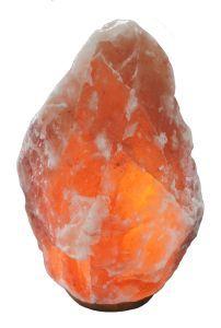 Esspo Himalayazoutlamp weighing 4-7kg, shown in the image, designed for ambient lighting and natural mineral salt illumination.