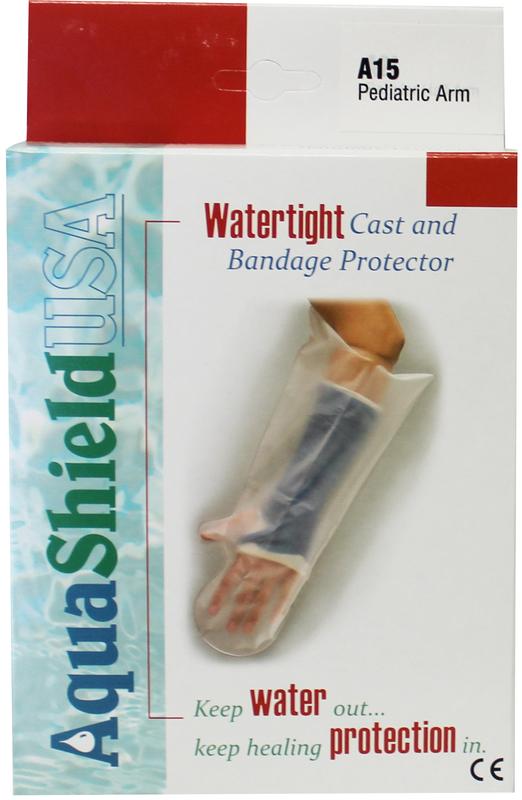 Aquashield pediatrisch arm beschermhoes voor bad en douche voor kinderen onder 3 jaar, ASA15, één stuk