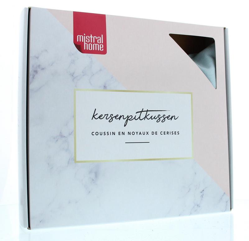 Mattisson Kersenpitkussen 22x25cm, a soft cushion with a floral design, perfect for decorative or comfort use.