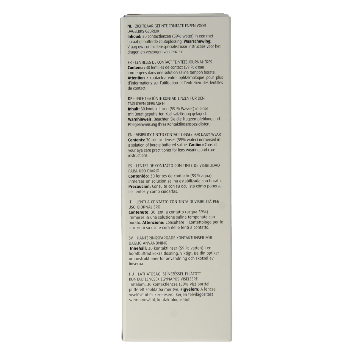 OTC Medical Daglenzen -3.25 diopters for eye care, pack of 30, shown in the image.